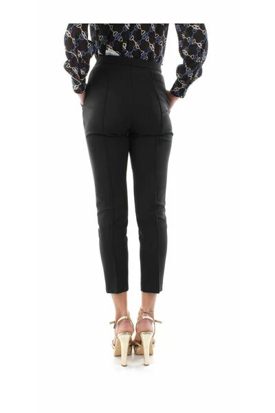 Elisabetta Franchi Pantalons Slim-fit Trousers Black 6 Elisabetta Franchi Pantalons Slim-fit Trousers Black - Afbeelding 6