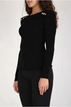 Elisabetta Franchi Hoodies & Sweatvesten Sweatshirts Black -Elisabetta Franchi Winkel 6f6965fdf799dae15c631679b8b82947