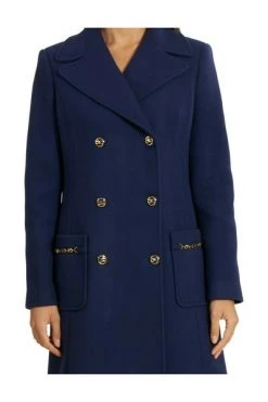 Elisabetta Franchi Trenchcoats & Mantels Coat Blue -Elisabetta Franchi Winkel 6f6aa08f3c84f728e84cdf96b86076ce