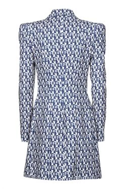 Elisabetta Franchi Trenchcoats & Mantels Double-Breasted Coats Blue