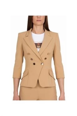 Elisabetta Franchi Blazers Jacket Beige -Elisabetta Franchi Winkel 6fc68c459ef423a28f55ef12af6e4578