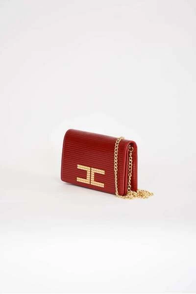 Elisabetta Franchi Schoudertassen Cross Body Bags Red 3 Elisabetta Franchi Schoudertassen Cross Body Bags Red - Afbeelding 3