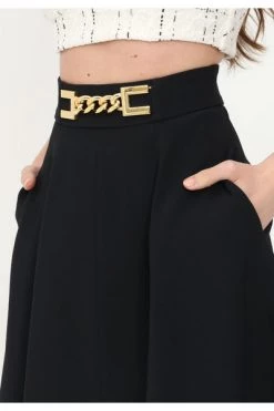 Elisabetta Franchi Midirokken Skirt Black -Elisabetta Franchi Winkel 700b53e1d444eb11066a4239153cbedd