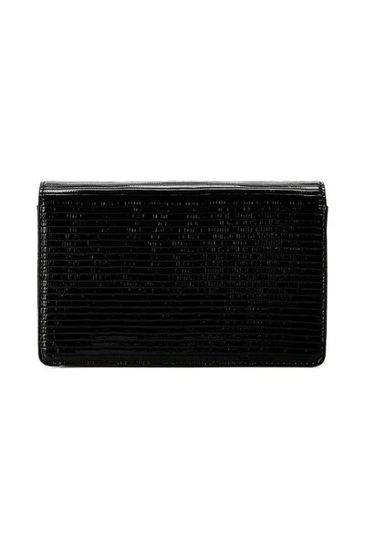 Schoudertassen ELISABETTA FRANCHI LIZARD EFFECT BLACK CROSSBODY BAG Black 2 Schoudertassen ELISABETTA FRANCHI LIZARD EFFECT BLACK CROSSBODY BAG Black - Afbeelding 2