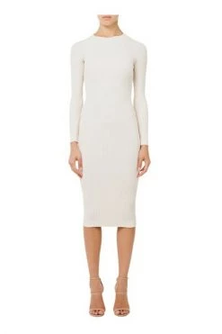 Elisabetta Franchi Casual Jurken Dress With Crew Neck And Knitted Bow Beige 5 Elisabetta Franchi Casual Jurken Dress With Crew Neck And Knitted Bow Beige -Elisabetta Franchi Winkel 7045e0942920485bced0b4359c04ee05