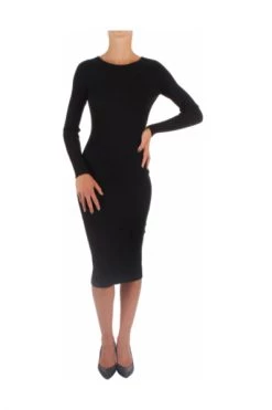 Elisabetta Franchi Casual Jurken Dress Black -Elisabetta Franchi Winkel 70aaf07e28f3ecc523dbba7a90c84161