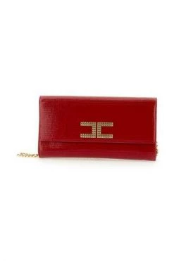 Clutches ELISABETTA FRANCHI RED Red -Elisabetta Franchi Winkel 71377de5052a929b68b1661856bf742c