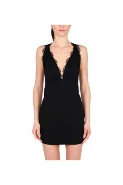 Elisabetta Franchi Casual Jurken Dress Black -Elisabetta Franchi Winkel 713c462074d2463503e9c366c6ffec1a