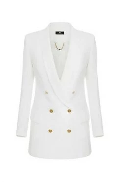 Elisabetta Franchi Blazers Jacket White