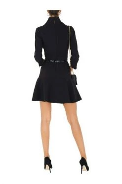 Elisabetta Franchi Casual Jurken Dress With Flared Skirt And Bolero Black -Elisabetta Franchi Winkel 7217589b62160ea47475a86b51a96d0f