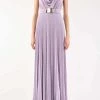 Elisabetta Franchi Maxi Jurken Long Dress Purple
