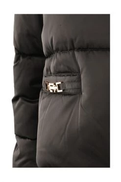 Elisabetta Franchi Winterjassen Padded Crop Down Jacket Black