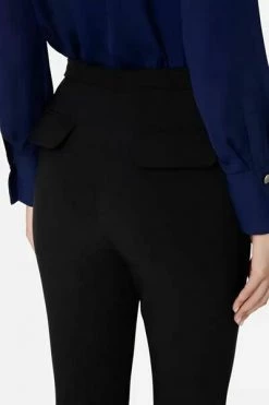 Elisabetta Franchi Pantalons Slim-fit Trousers Black