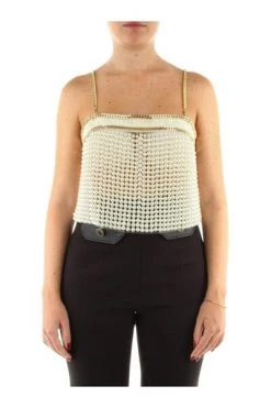 Elisabetta Franchi Training Tops Beige