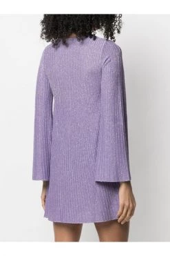 Elisabetta Franchi Casual Jurken JURK Purple -Elisabetta Franchi Winkel 72c07ecafed0b6a182d51e4788e7ee6f