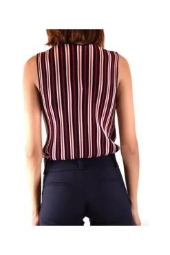 Elisabetta Franchi Tops Deep Neckline Top Red -Elisabetta Franchi Winkel 72d11cf7e88b6a6c480d91c33f736f46