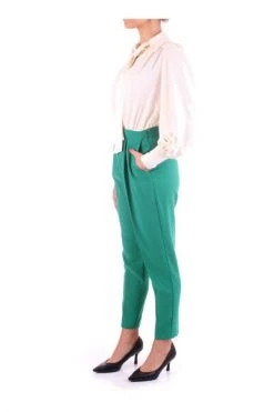 Vrijetijds Broeken Elisabetta Franchi Trousers Green -Elisabetta Franchi Winkel 7386b3cf95ed1a7f7da909980b157ae1