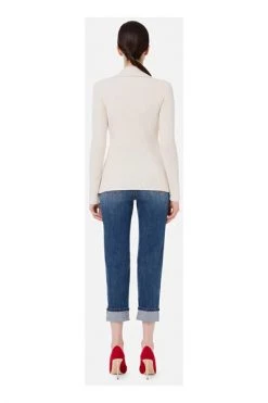 Elisabetta Franchi Blazers White -Elisabetta Franchi Winkel 73d4fcf7f313b102891f86a8c6825532