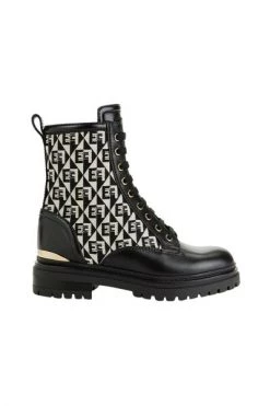 Elisabetta Franchi Laarzen Lace-up Boots Black