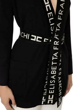 Elisabetta Franchi Vesten Kimono Cardigan Black -Elisabetta Franchi Winkel 752a55ebf658132c756e1412b9d0b26f