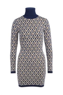 Elisabetta Franchi Casual Jurken Dresses Blue