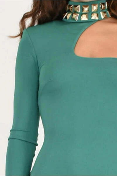 Elisabetta Franchi Jurken Gowns Green 2 Elisabetta Franchi Jurken Gowns Green - Afbeelding 2