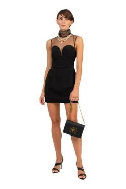 Elisabetta Franchi Feestjurken Party Dresses Black -Elisabetta Franchi Winkel 767c66d85fc600f4cc432243a2b5b8f3