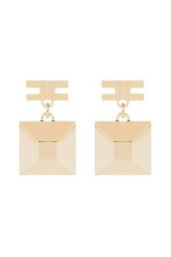 Elisabetta Franchi Oorbellen EARRINGS Yellow