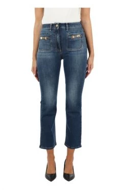Elisabetta Franchi Boyfriend Jeans Jeans Blue