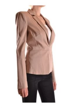 Elisabetta Franchi Blazers Jas Beige