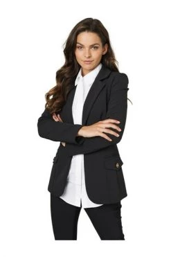 Elisabetta Franchi Blazers BLAZER Black -Elisabetta Franchi Winkel 7712d575951faa5b83f7f49d08561fc4