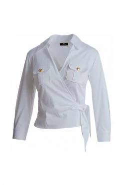 Elisabetta Franchi Longsleeve Shirts Shirt White