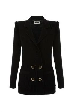 Elisabetta Franchi Blazers Black