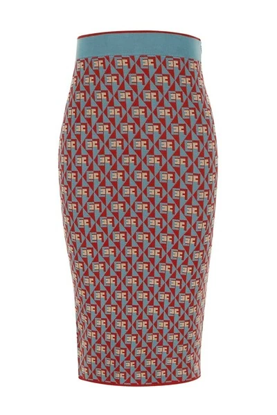 Elisabetta Franchi Kokerrokken Skirt Red 1 Elisabetta Franchi Kokerrokken Skirt Red
