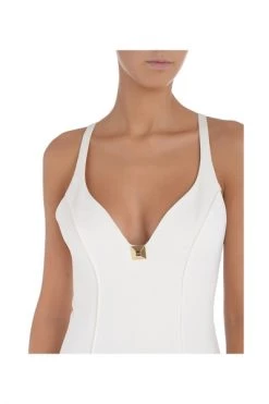 Elisabetta Franchi Feestjurken Dresses White -Elisabetta Franchi Winkel 77ac7814e730dfaf9dc926066deea536