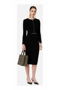 Elisabetta Franchi Midirokken Midi Skirts Black -Elisabetta Franchi Winkel 77d4f905e5f8597f98ba148343cecfa6