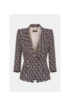Elisabetta Franchi Blazers Coats Black
