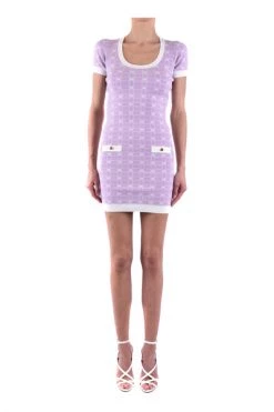 Elisabetta Franchi Casual Jurken Dresses Purple