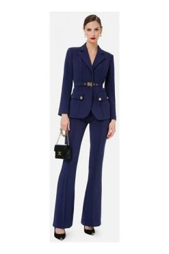Elisabetta Franchi Blazers Blue -Elisabetta Franchi Winkel 79a1871635b6263f87680811bc4b0901