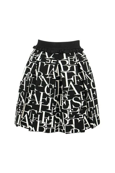 Elisabetta Franchi Korte Rokken Littering Press Cannons Skirt Black 6 Elisabetta Franchi Korte Rokken Littering Press Cannons Skirt Black - Afbeelding 6