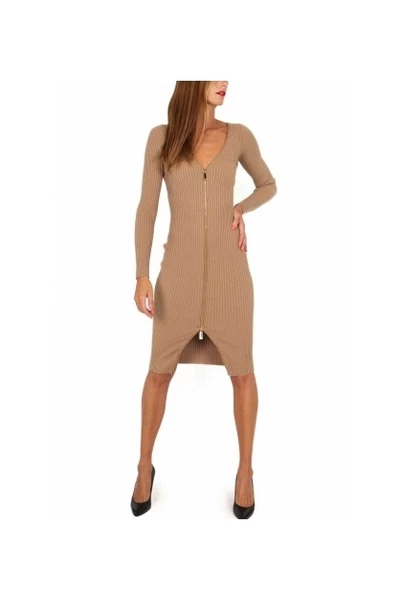 Elisabetta Franchi Casual Jurken Dresses Brown 4 Elisabetta Franchi Casual Jurken Dresses Brown - Afbeelding 4