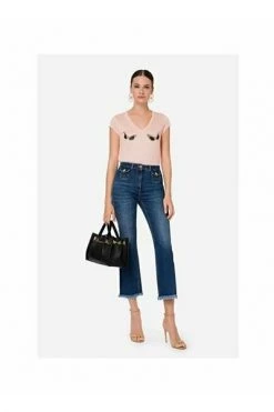 Elisabetta Franchi Straight Jeans Jeans Blue