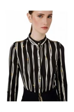 Elisabetta Franchi Longsleeve Shirts Shirt Black