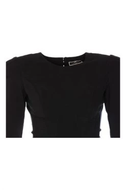 Casual Jurken Elisabetta Franchi Dresses Black Black