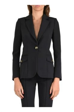 Elisabetta Franchi Blazers Black -Elisabetta Franchi Winkel 7ab4e2e4cf4b40b1ba61dbb64a64cf02