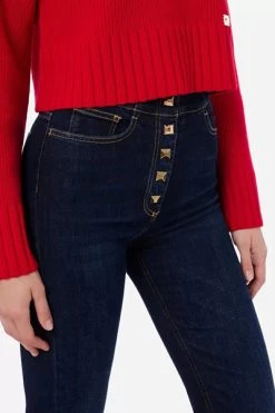 Elisabetta Franchi Skinny Jeans Slim-fit Jeans Blue -Elisabetta Franchi Winkel 7acce3063cd05aacdbdcd5edde93cb6f
