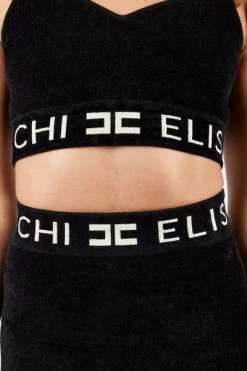 Elisabetta Franchi Sleeveless Tops Black