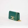 Elisabetta Franchi Schoudertassen Cross Body Bags Green