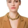 Elisabetta Franchi Kettingen Necklace Yellow