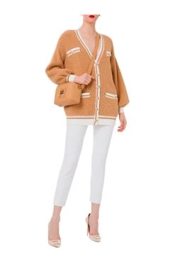 Elisabetta Franchi Vesten Cardigans Brown